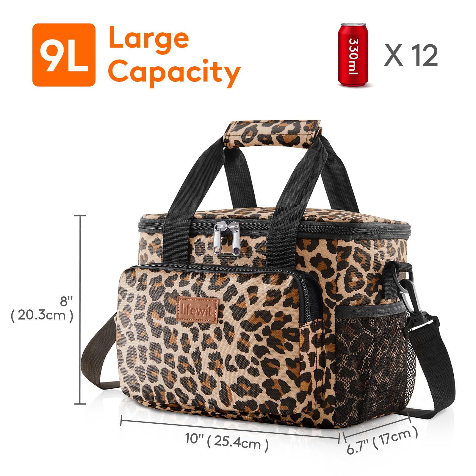 Exterior 600D Oxford resistente al agua, Lifewit para uso diario.