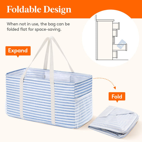 Lifewit bolsa tote con bolsillos de malla para objetos pequeños