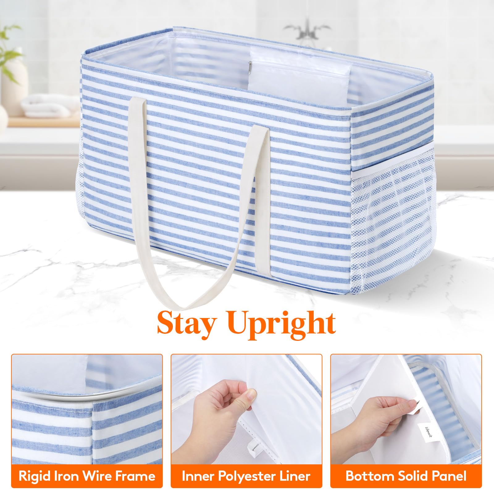 Lifewit bolsa tote plegable y compacta para guardar fácilmente