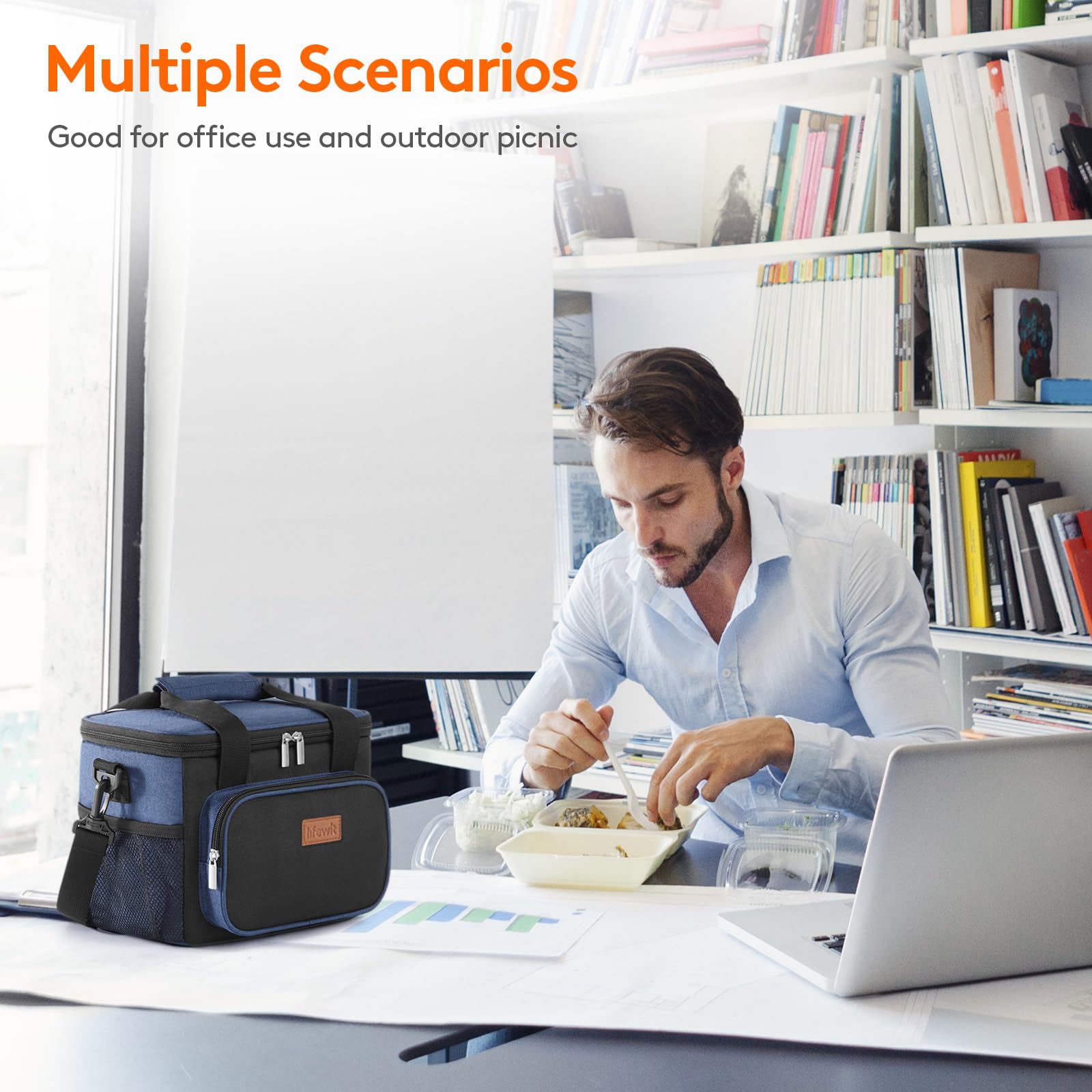 Lifewit bolsillos delanteros y laterales para llaves o audifonos