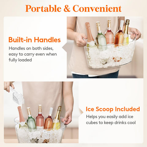 Lifewit capacidad 6.5L para bebidas, vinos y cervezas.