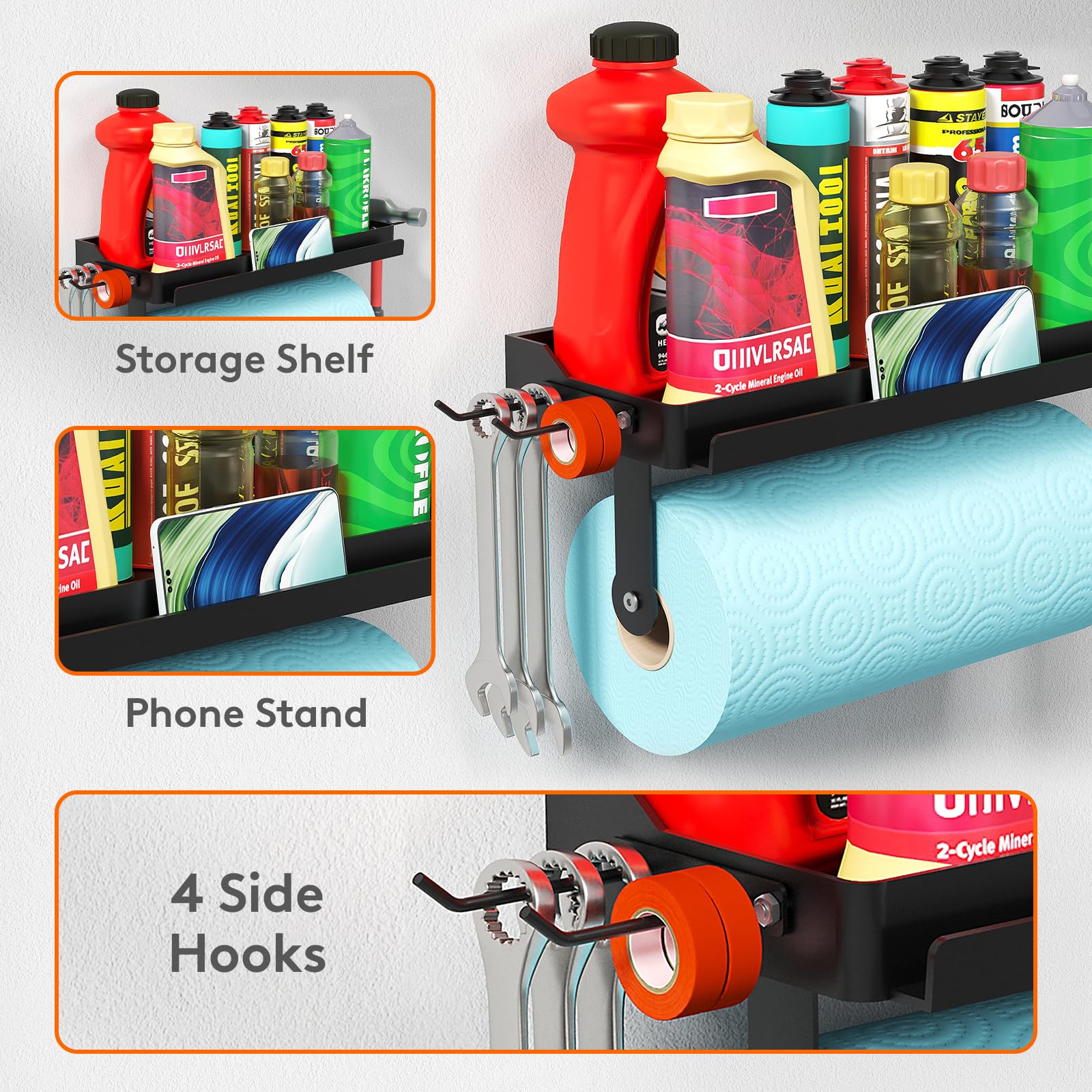 Lifewit capacidad de carga 20 kg con tornillos, soporte seguro.