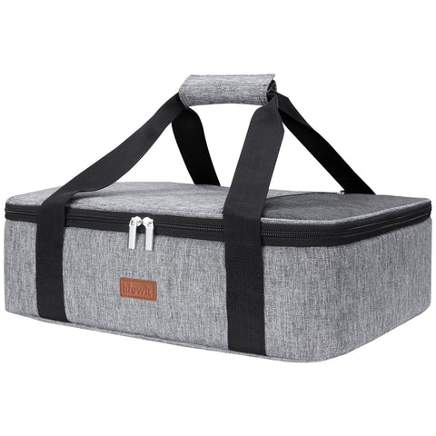 Lifewit cazuela aislada exterior, transporte cómodo para comidas calientes o frías.