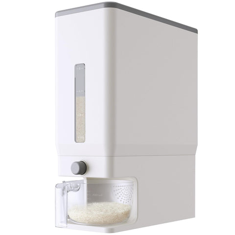 Contenedor Lifewit para arroz de 11,3 kg con sellado hermético y acceso cómodo.