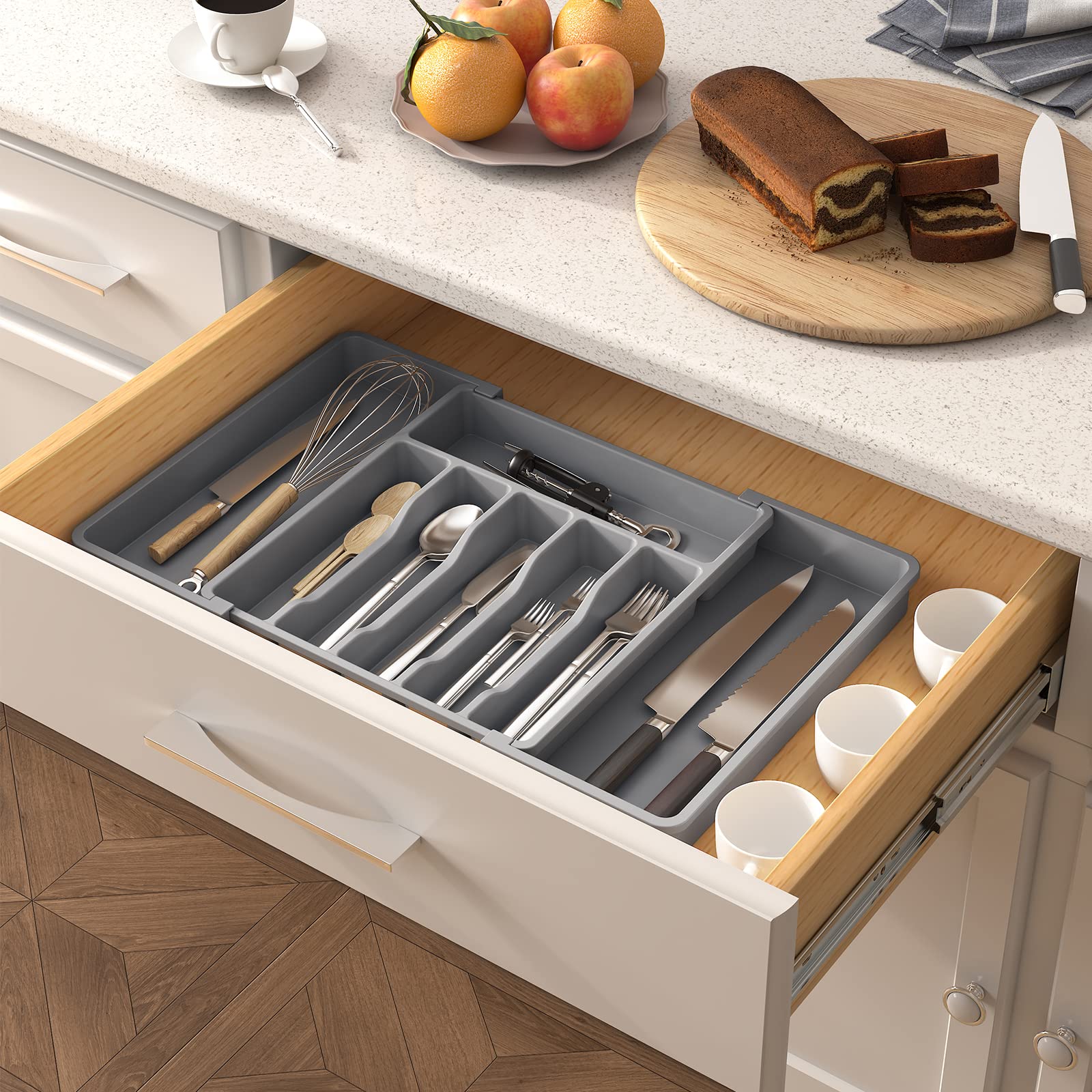 Dimensiones extensibles Lifewit para cajones grandes y pequeños