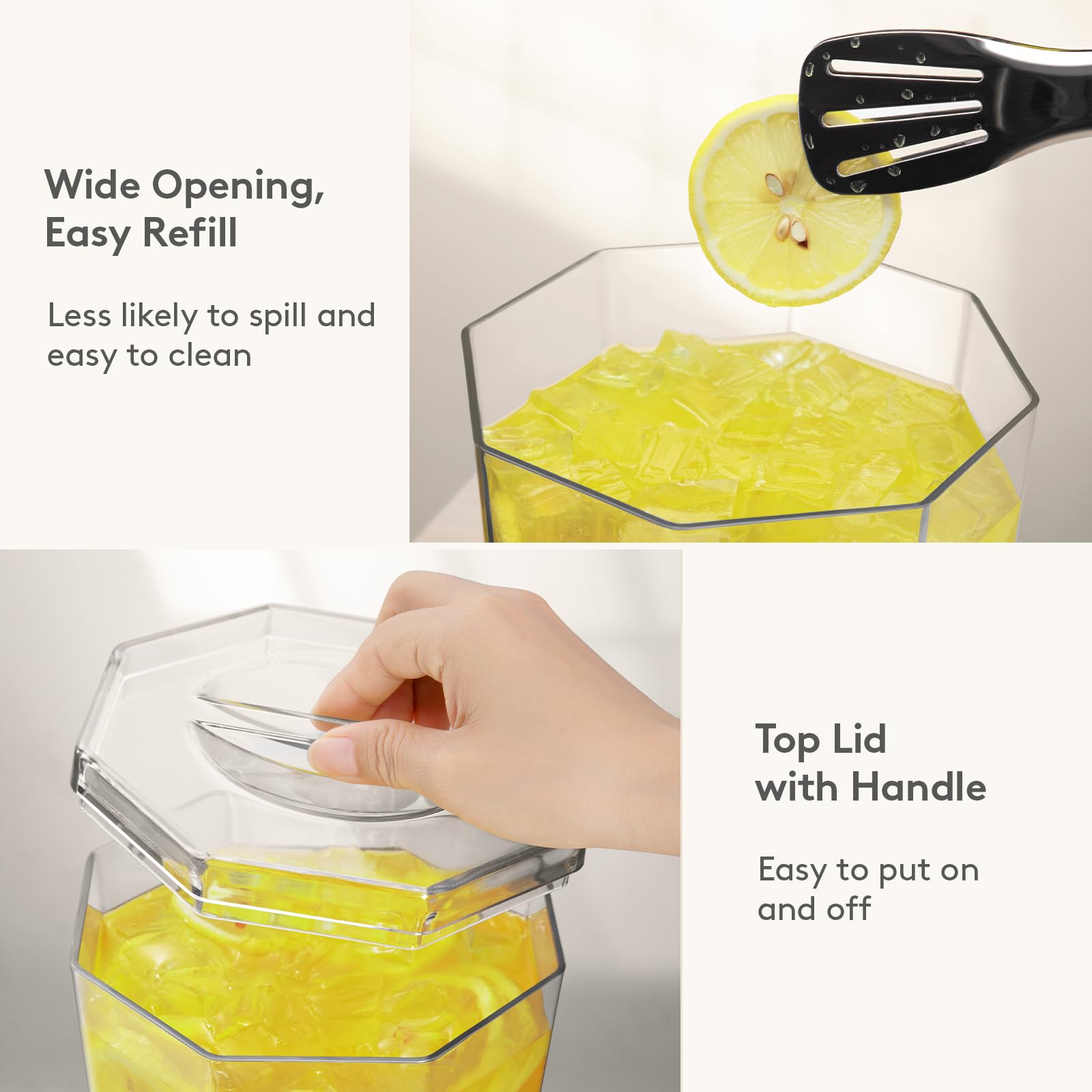 Ideal para jugos y limonadas con Lifewit en reuniones.