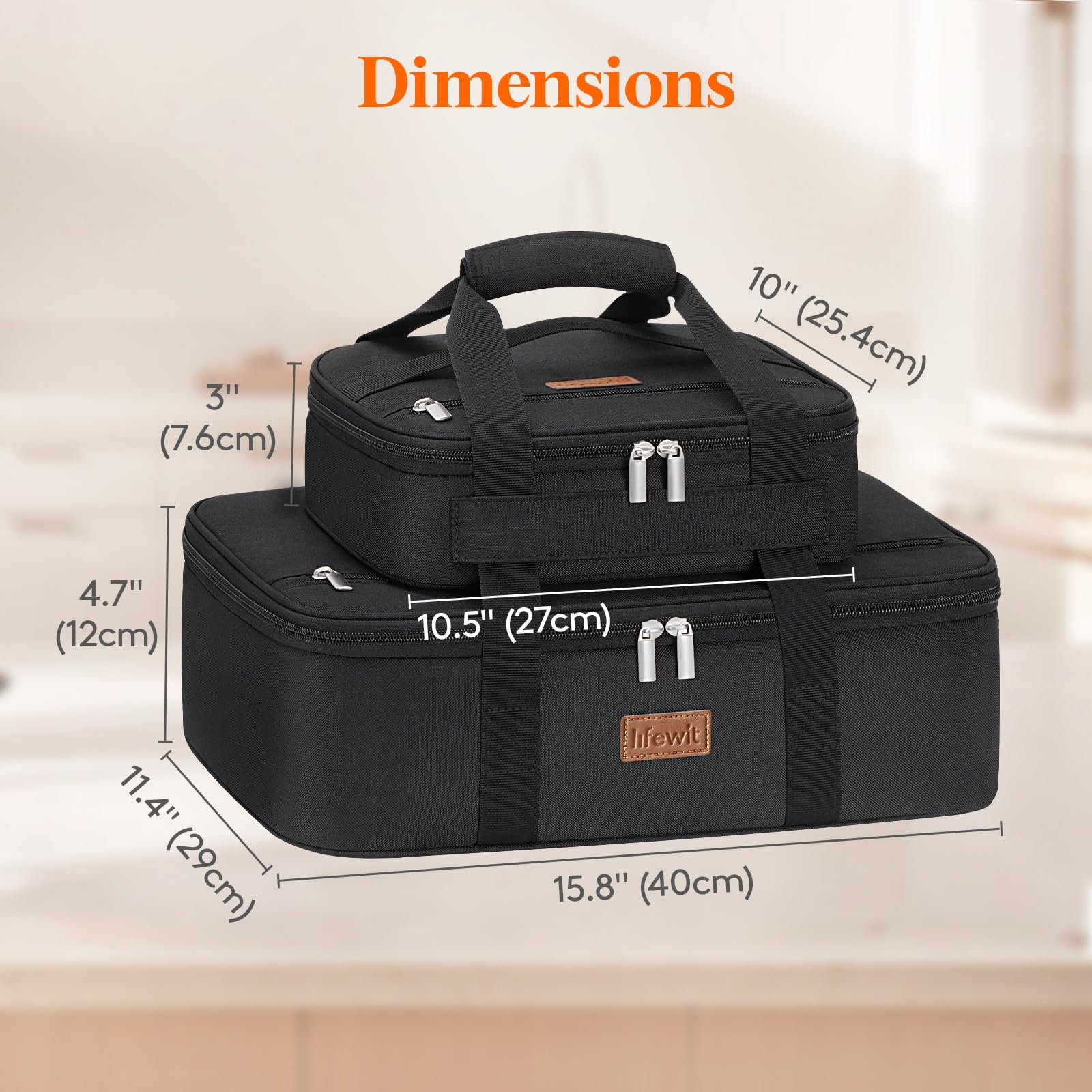 Lifewit Duo: asas dobles ergonómicas para llevar con comodidad.