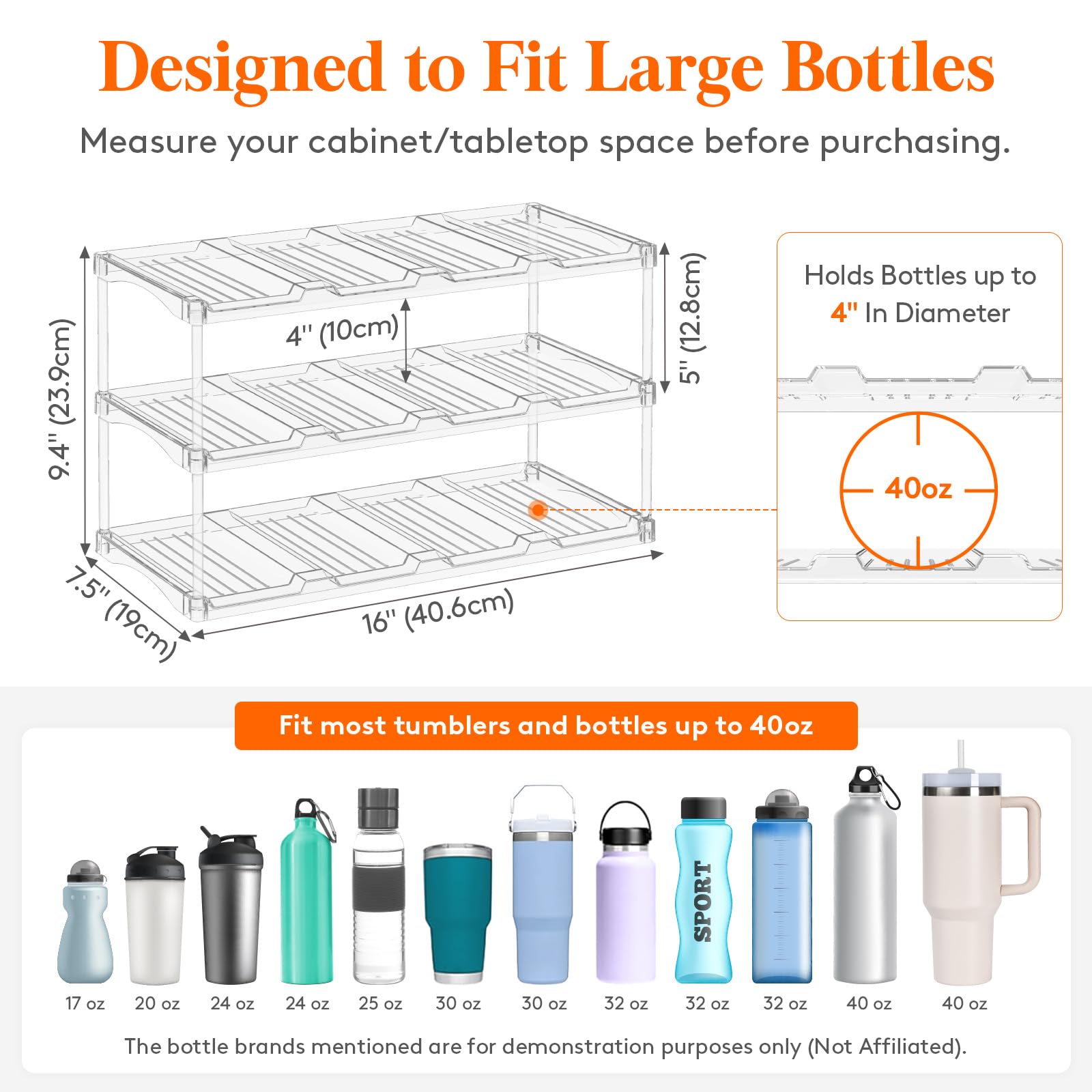 Lifewit estante para botellas de vino estándar, almacenamiento compacto.