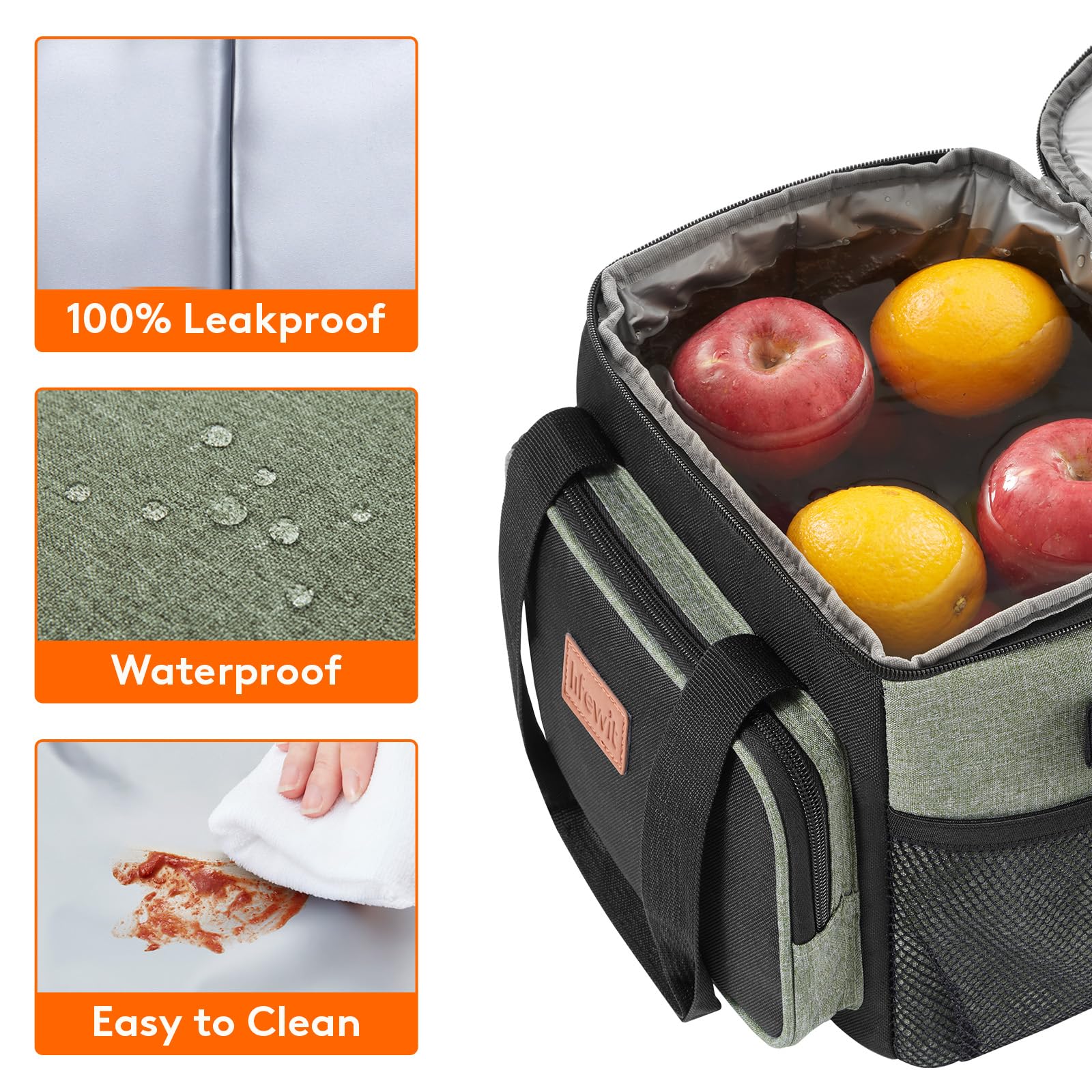 Lifewit exterior 600D resistente al agua y fácil limpieza