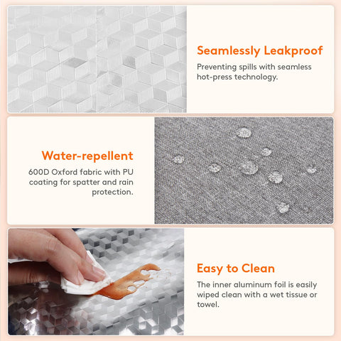 Exterior Lifewit en tela Oxford impermeable, fácil de limpiar.