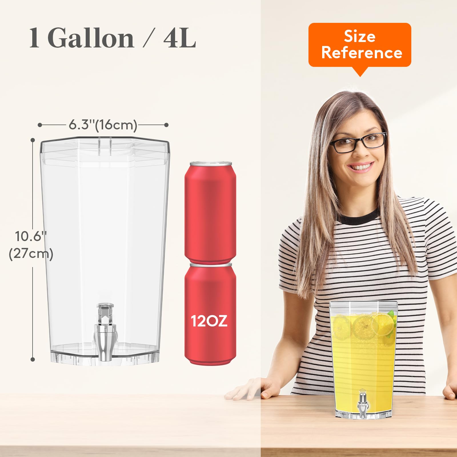 Lifewit Grifo ABS antipérdidas para dispensador de bebidas