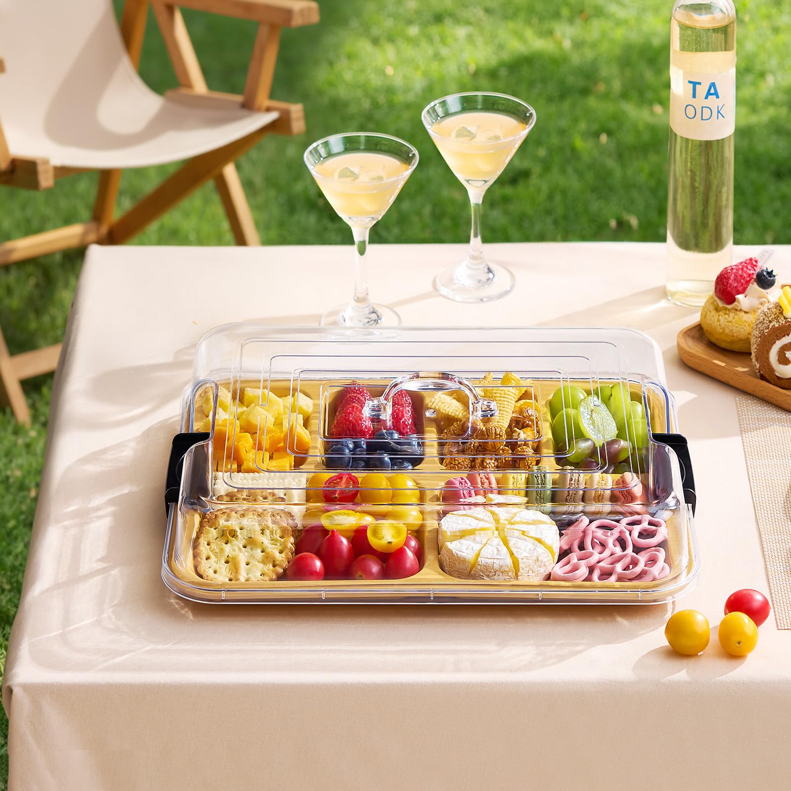 Lifewit ideal para fiestas y reuniones gracias a almacenamiento higiénico y presentación elegante.