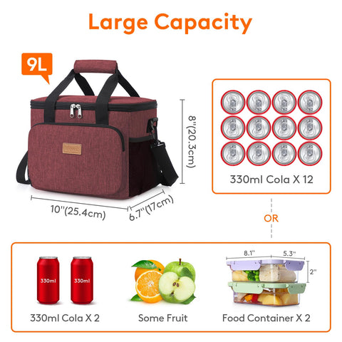 Lifewit interior PEVA seguro para alimentos y fácil de limpiar