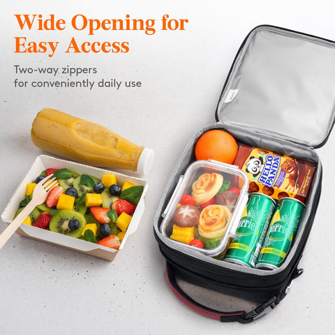 Lifewit Lunch Box interior a prueba de fugas y fácil limpieza.