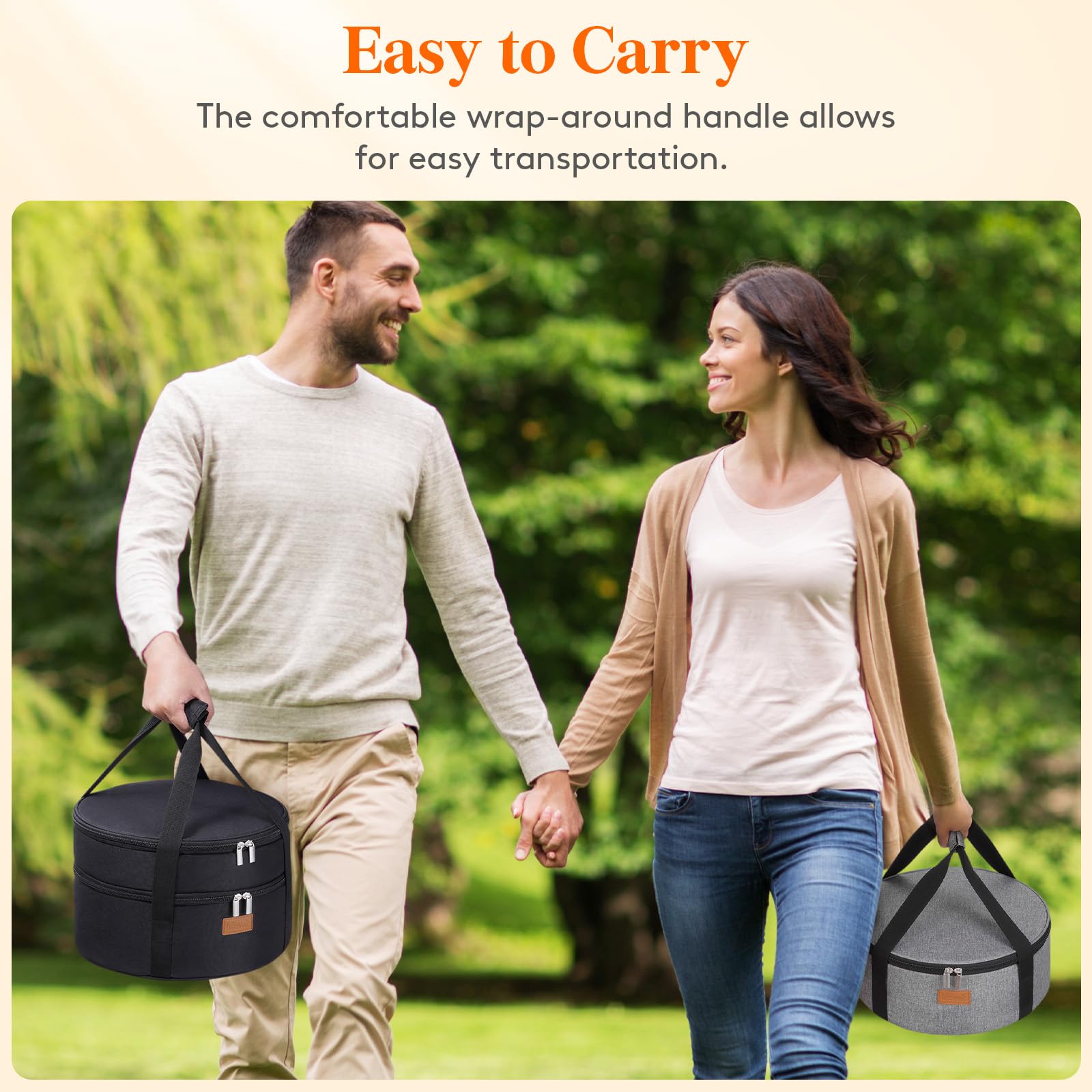 Lifewit Mango envolvente para un transporte cómodo.