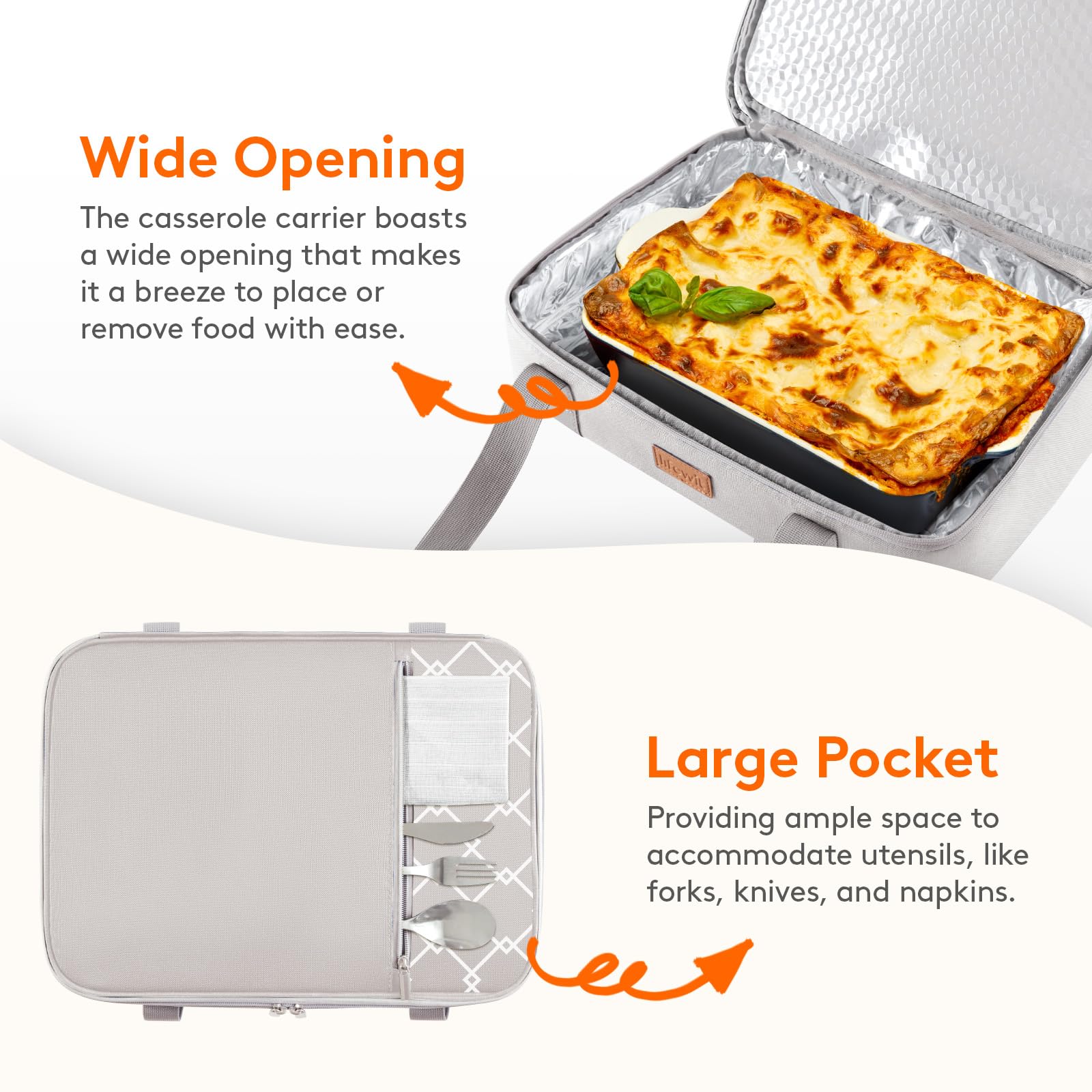 Lifewit Mangos anchos: transporte estable y cómodo