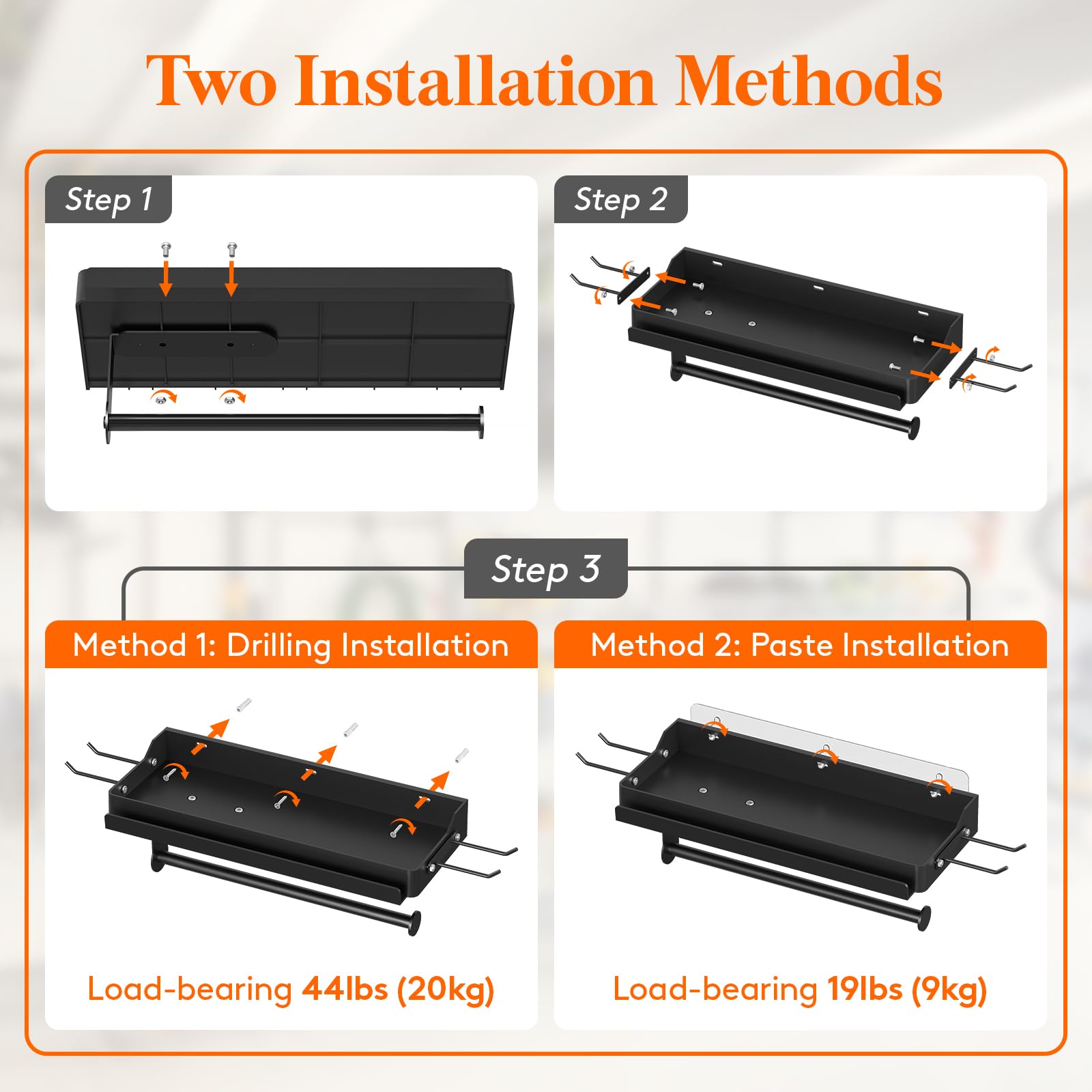 Lifewit materiales ABS y acero inoxidable, durabilidad para uso diario.
