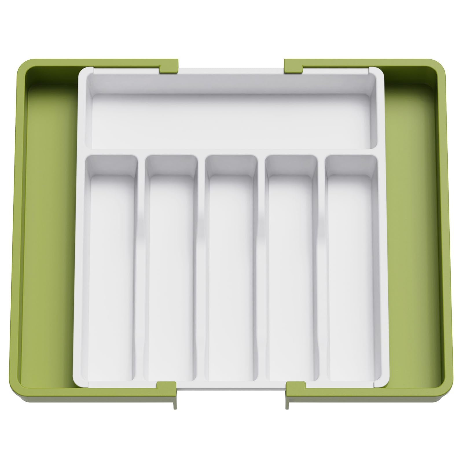 Lifewit organizador-cubiertos-cajon-expandible para mayor alcance de utensilios.