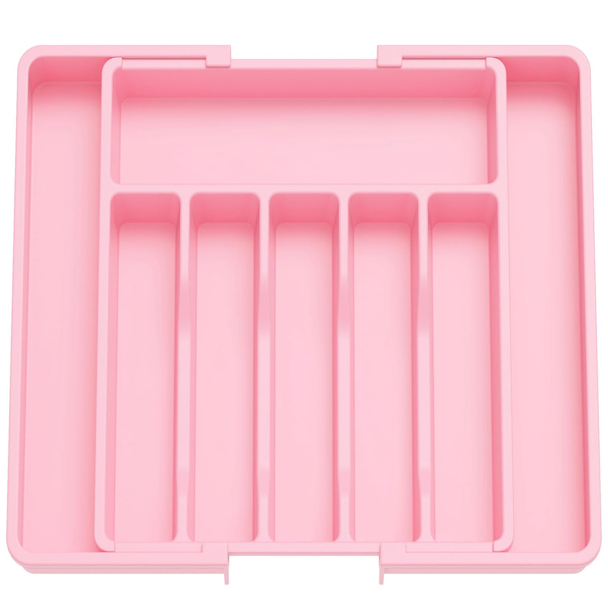 Organizador Lifewit para cubiertos con diseño retráctil, mantiene cajón ordenado y accesible.