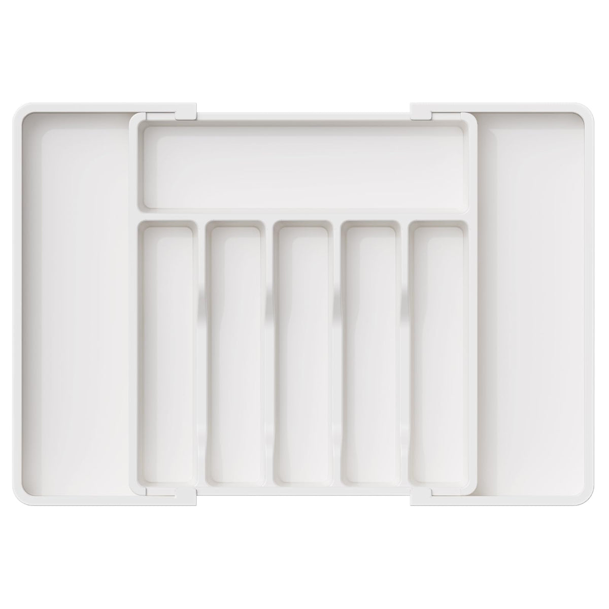 Organizador Lifewit para cubiertos expandible en cajón, facilita acceso rápido a tenedores y cuchillos.