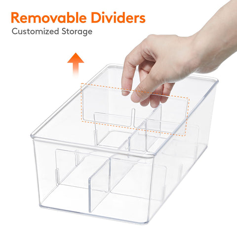 Lifewit organizador con compartimentos divididos, interiores visibles.