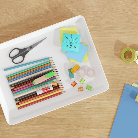 Platos de servicio rectangulares Lifewit, resistentes y reutilizables.