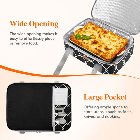Lifewit porta-cazuelas, bolsillo superior para utensilios a mano