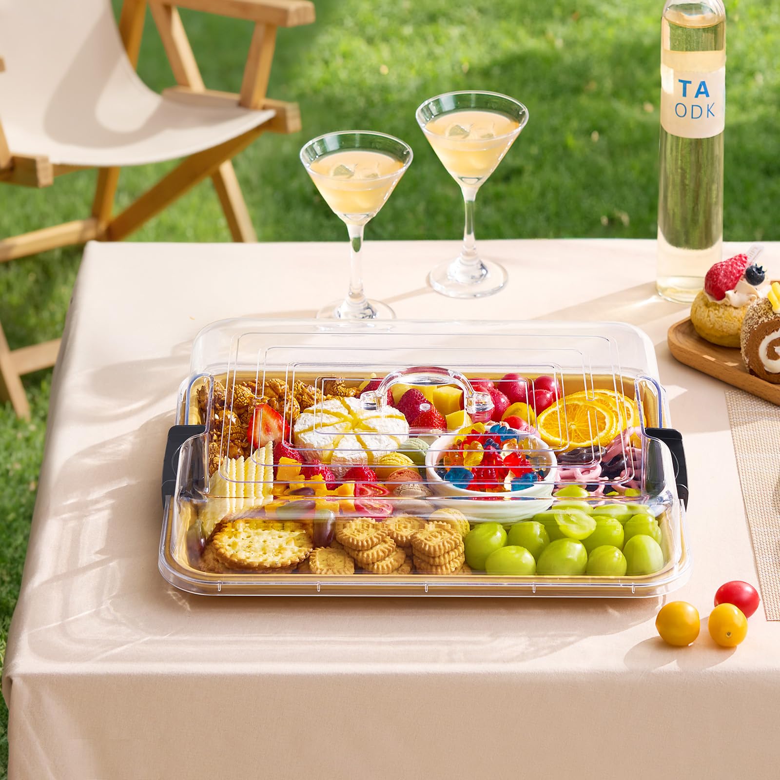 Lifewit tabla de charcutería estable para servir en reuniones