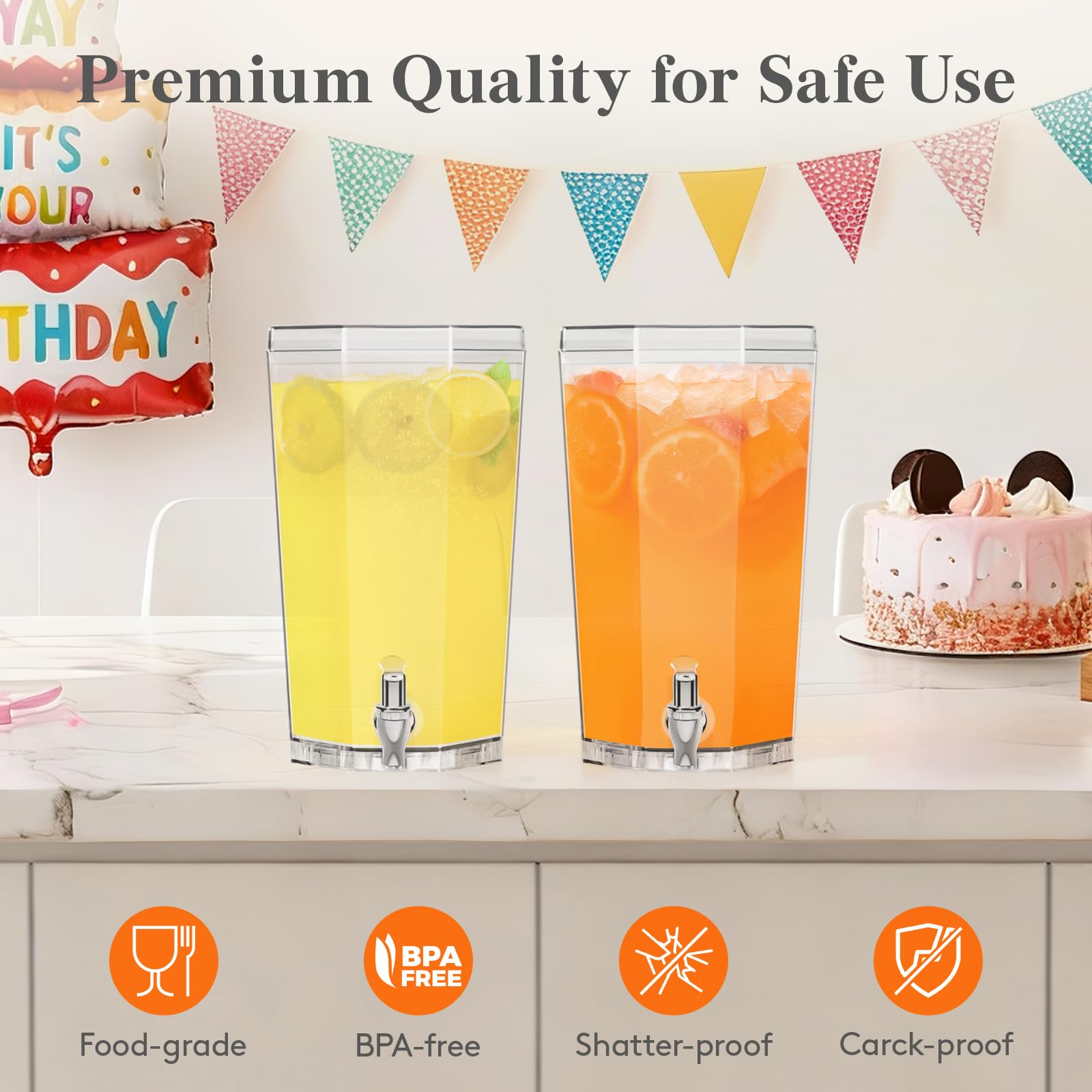 Lifewit Tapa con mango facilita el llenado
