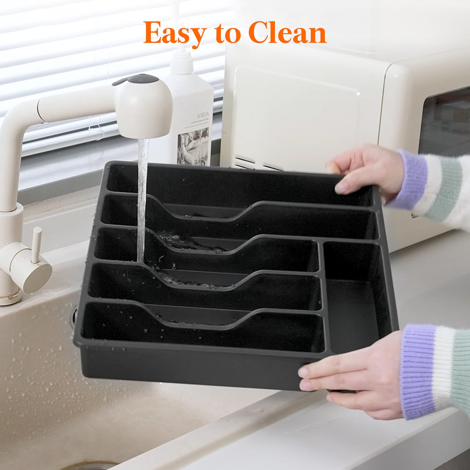 Tapa transparente Lifewit para ver contenido sin abrir.