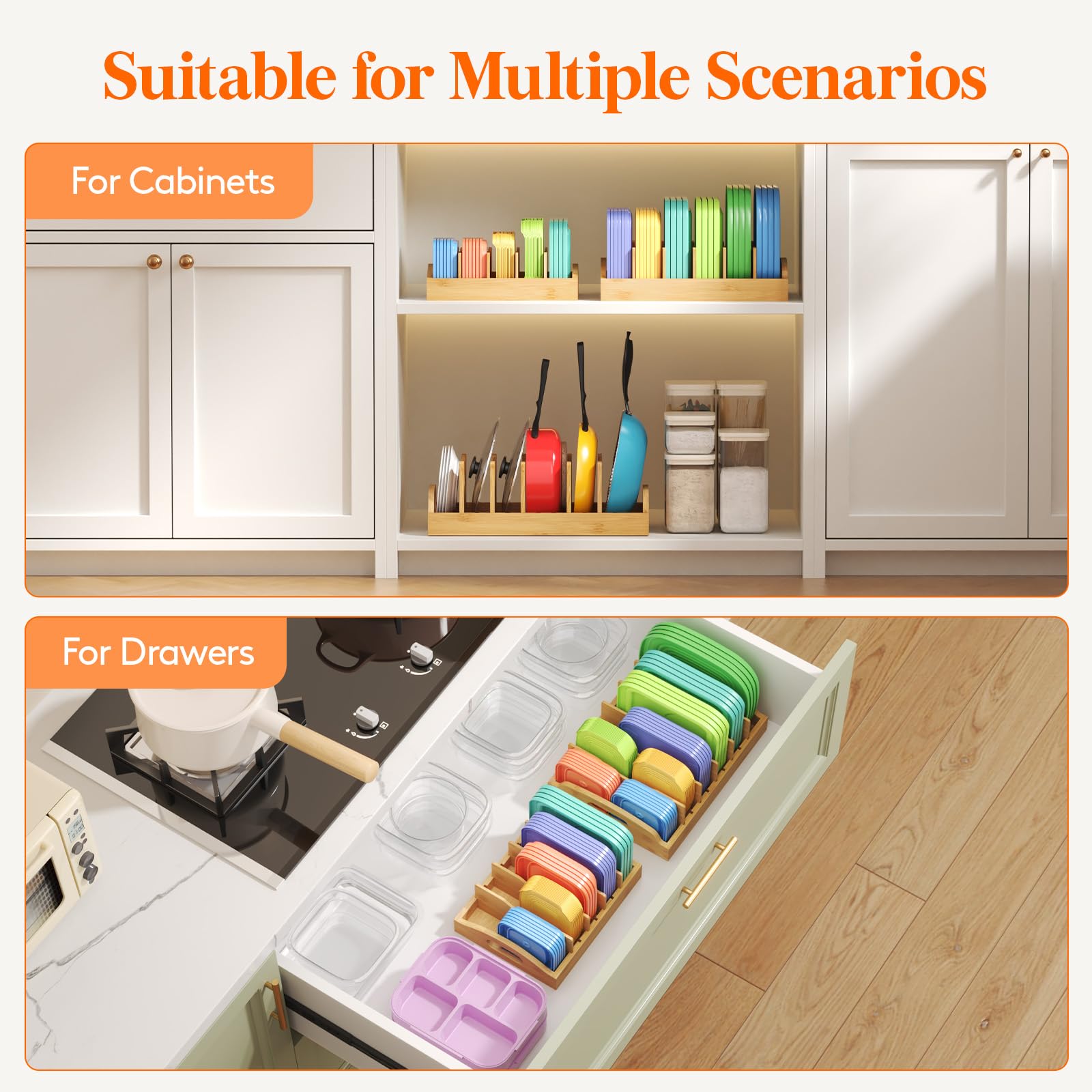 Lifewit con medidas 10.6 x 8.3 pulgadas para armarios compactos.