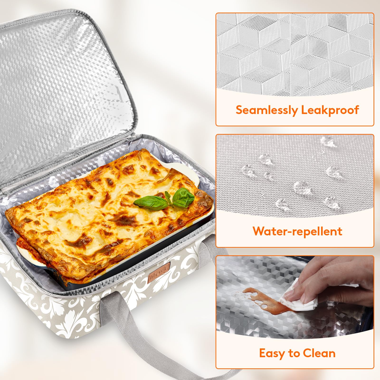 Lifewit tejido 600D impermeable ofrece durabilidad en exteriores.