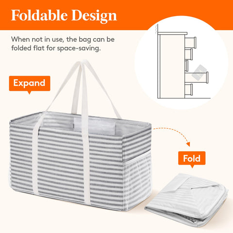 Lifewit tote grande multiusos playa, lavandería y compras