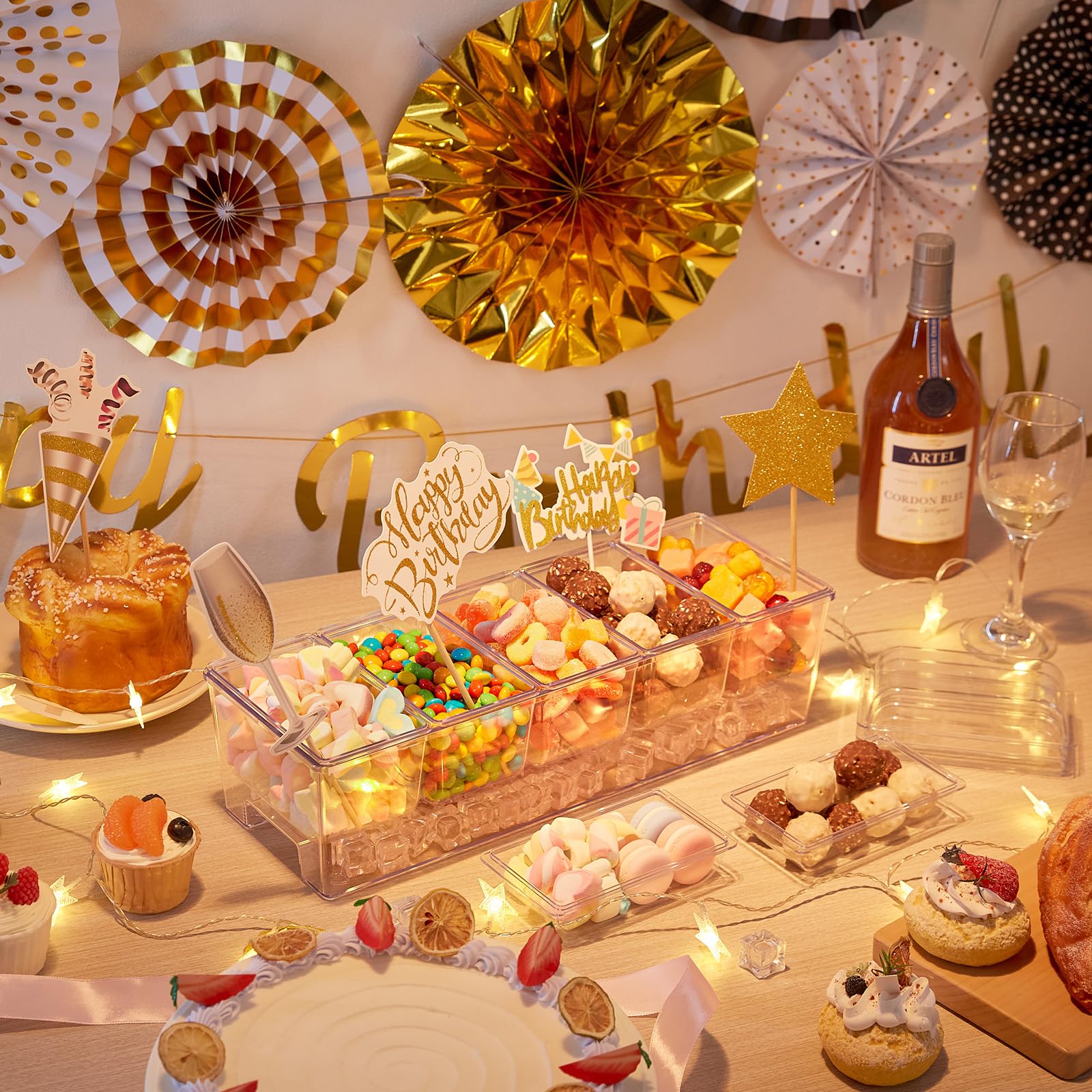 Uso multifuncional Lifewit para fiestas, picnics y eventos.