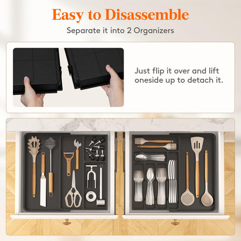 Lifewit uso multiproposito para cosmeticos y utensilios en el mismo cajon.