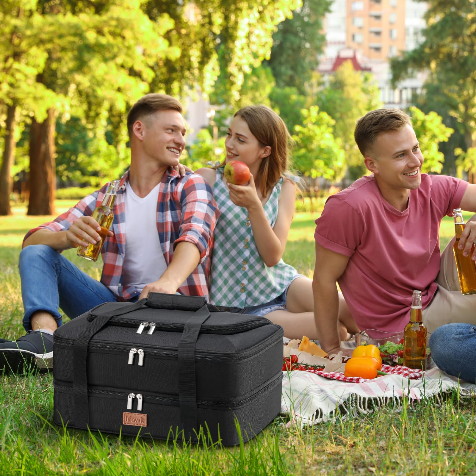 Uso versátil de Lifewit para potlucks y picnics gracias a su portabilidad.