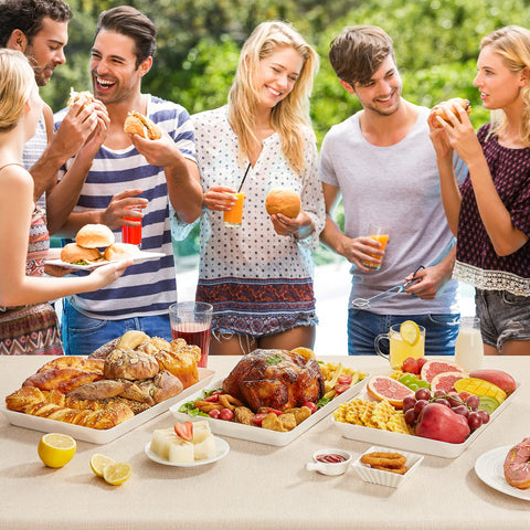 Lifewit bandejas versátiles para fiestas y eventos.