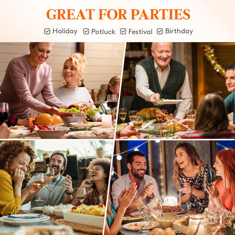 Lifewit usos versátiles para potlucks, picnics y cookouts.