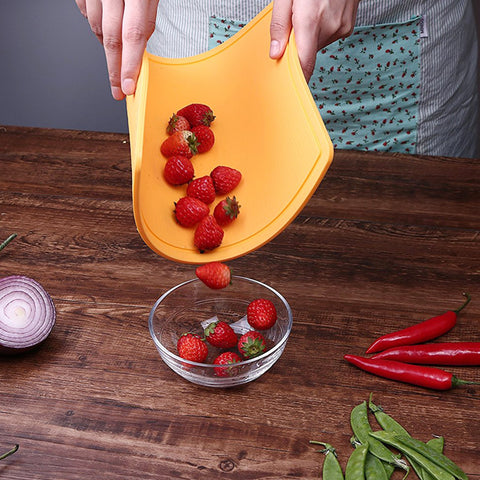 Tabla Liflicon en color amarillo, diseño moderno para cocinas activas