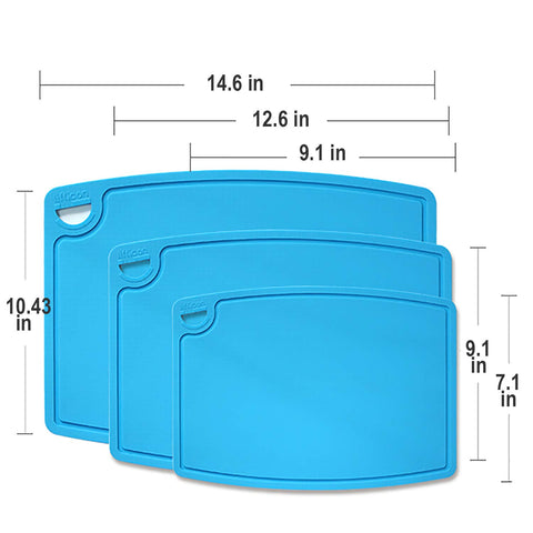 Liflicon tablas de silicona flexibles y plegables para almacenamiento cómodo.
