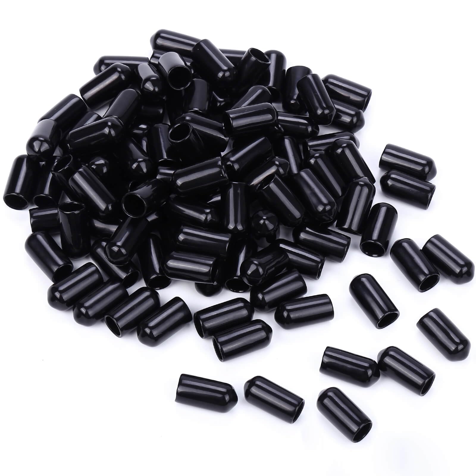 LIFSOBEUT tapas polvo pico vertedor negro protegen contra polvo y suciedad.