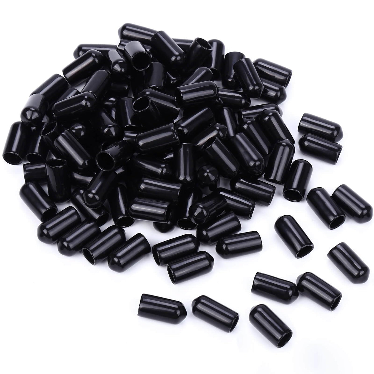 LIFSOBEUT tapas polvo pico vertedor negro protegen contra polvo y suciedad.