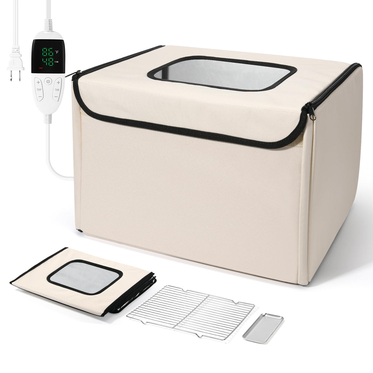 LIFVCNT proofer plegable de pan para cocinas pequeñas.