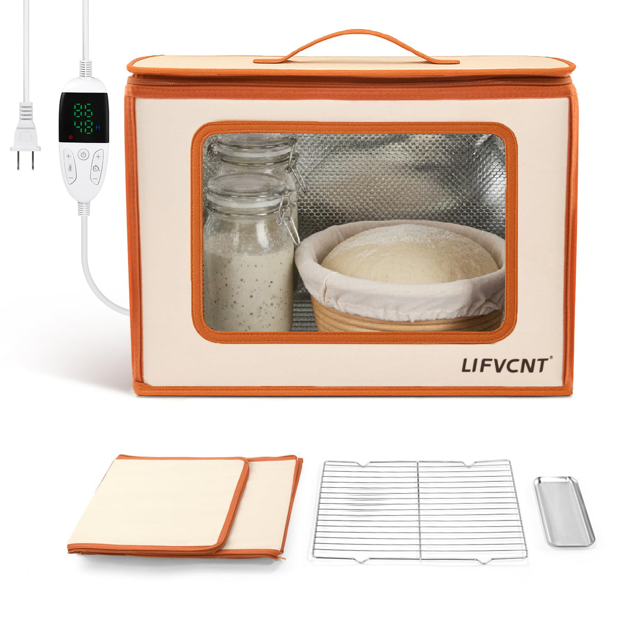 LIFVCNT: vista frontal de la caja plegable para observar fermentación fácilmente.