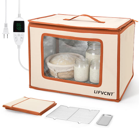 LIFVCNT: uso versátil para pan, pizza, yogur y kombucha.