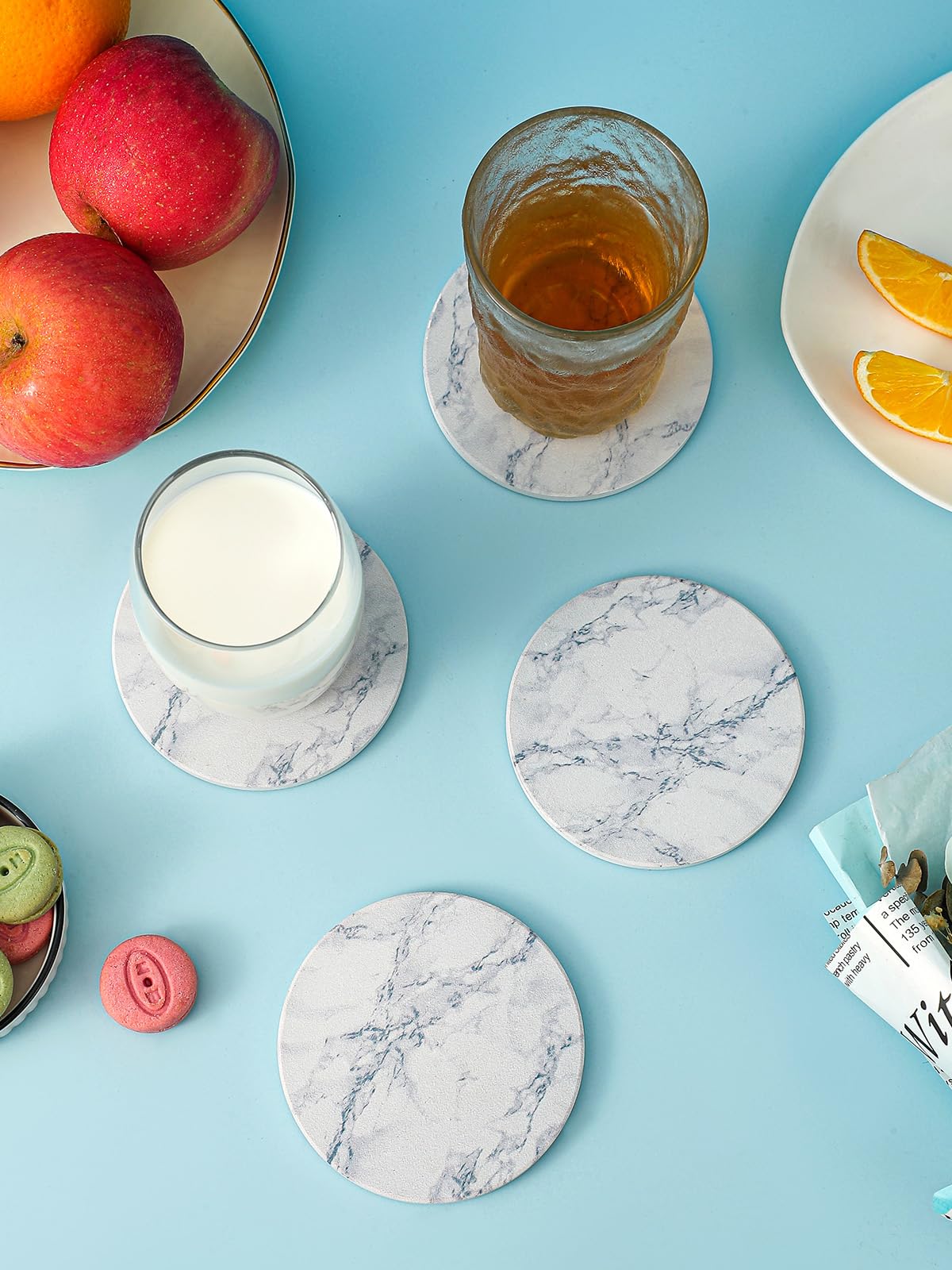 LIFVER posavasos para uso diario con café o té.