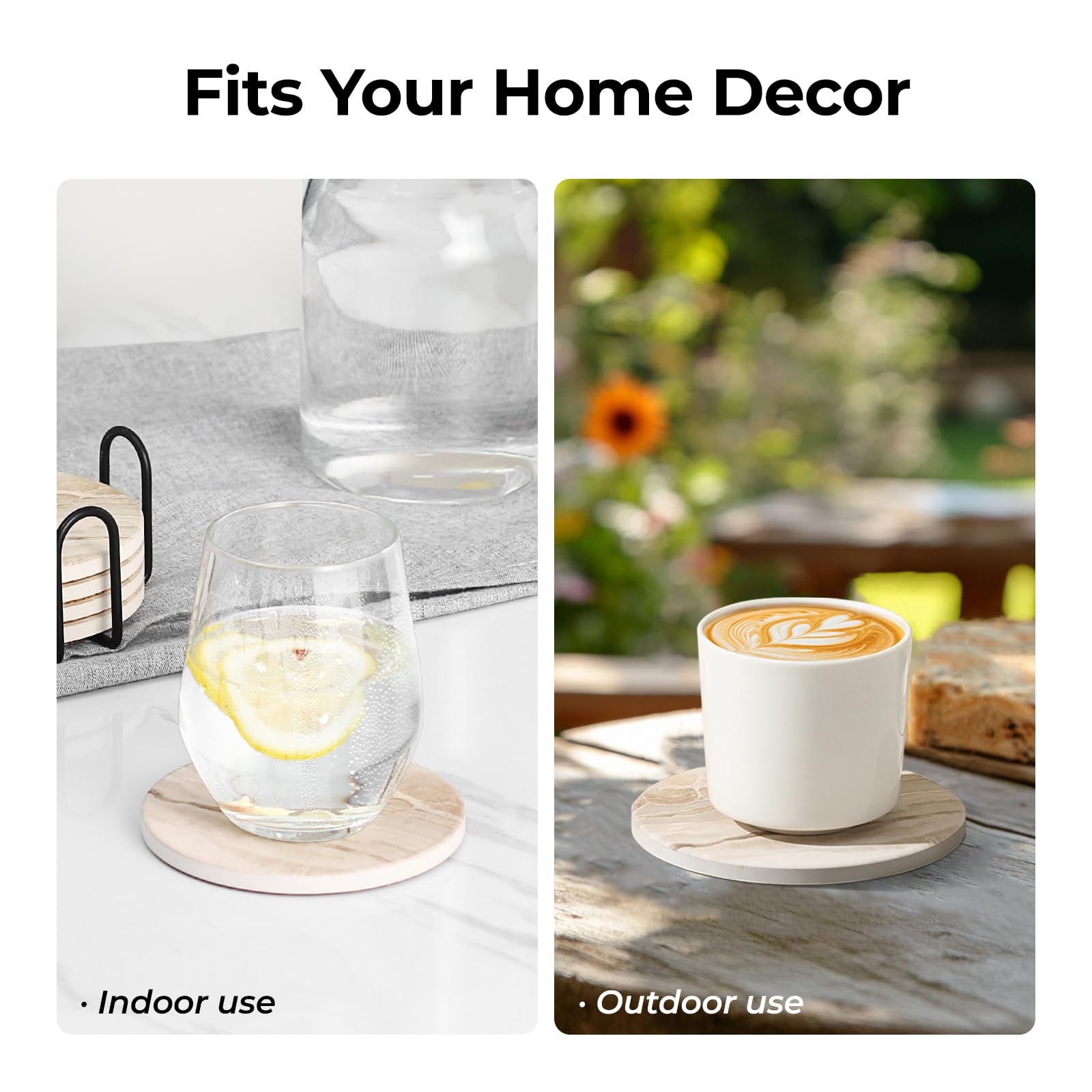 LIFVER posavasos para uso diario en la mesa de café.