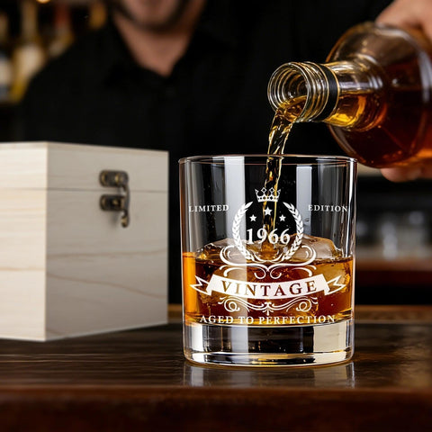 LIGHTEN LIFE vaso whisky 12 onzas con base robusta para bebidas premium.