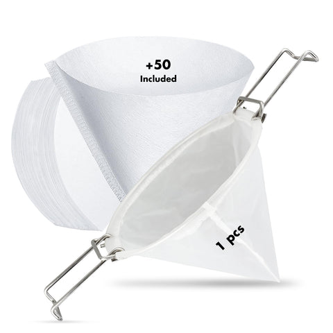 LIIZOUSUDA filtros de aceite para freidora de 10 pulgadas, duraderos y reutilizables.