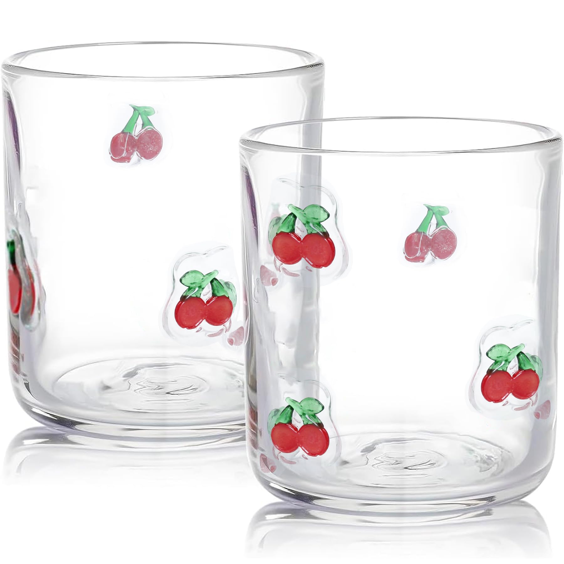 Vasos LIKEYO de dos piezas con icono, aptos para zumos y bebidas.
